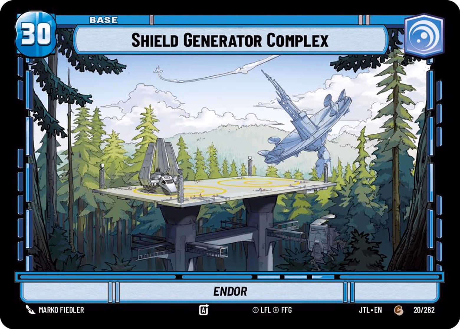 Shield Generator Complex - Endor JTL-020 Star Wars Unlimited card