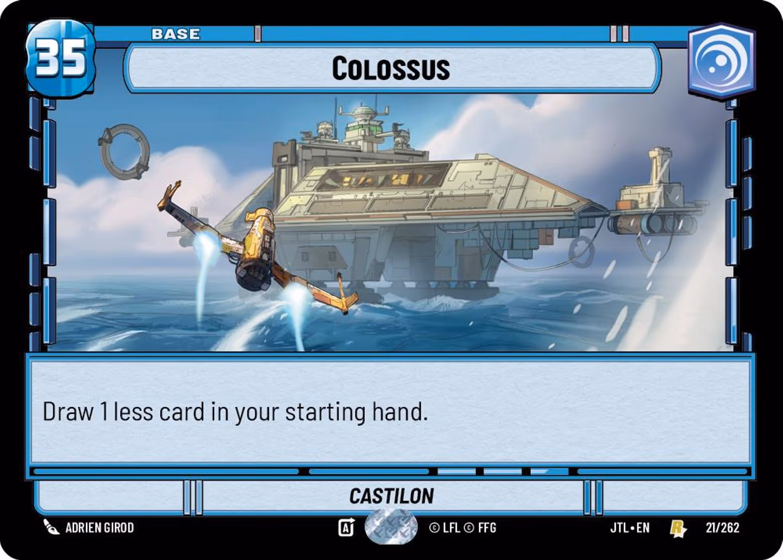 Colossus - Castilon JTL-021 Star Wars Unlimited card