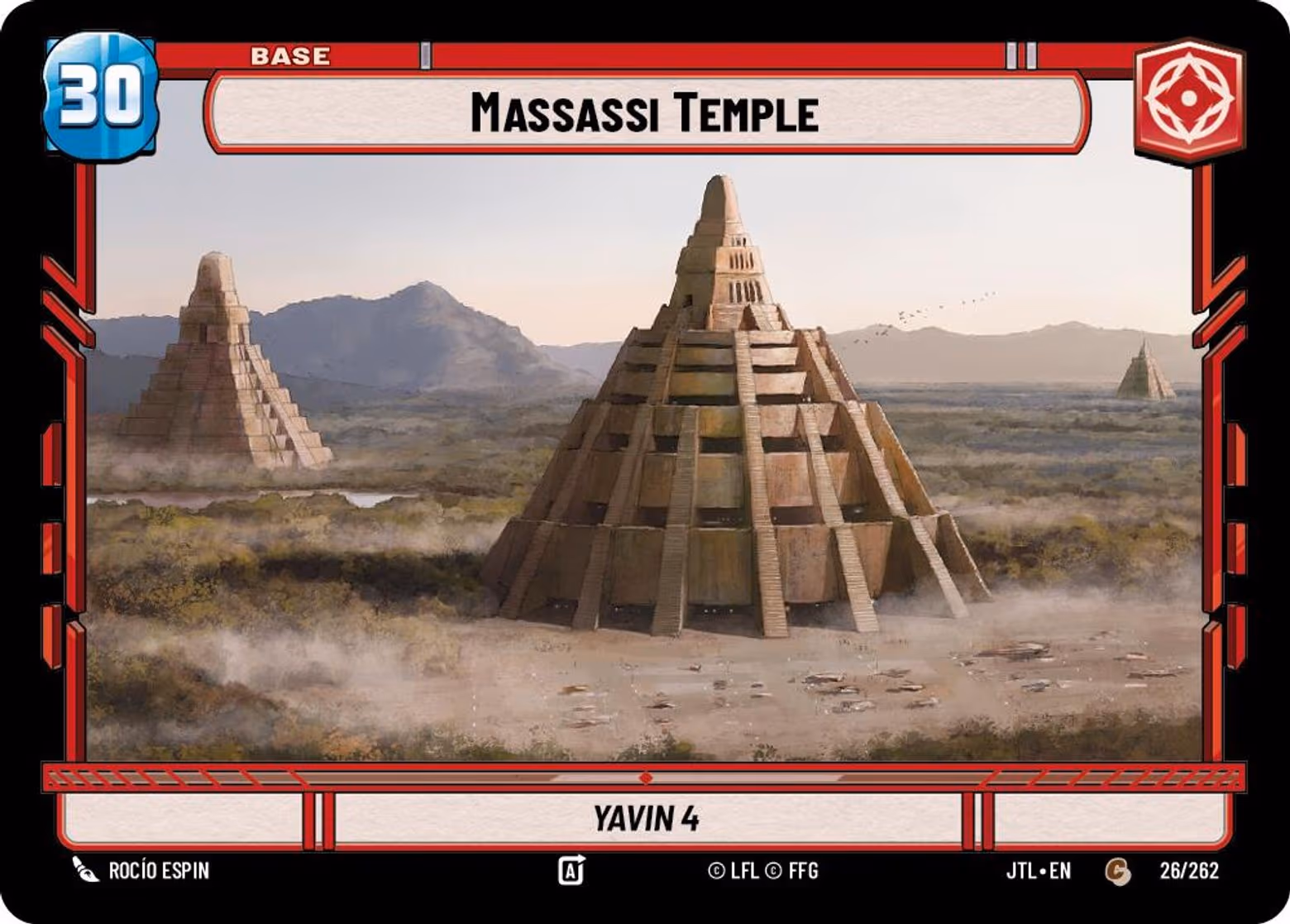 Massassi Temple - Yavin 4 JTL-026 Star Wars Unlimited card