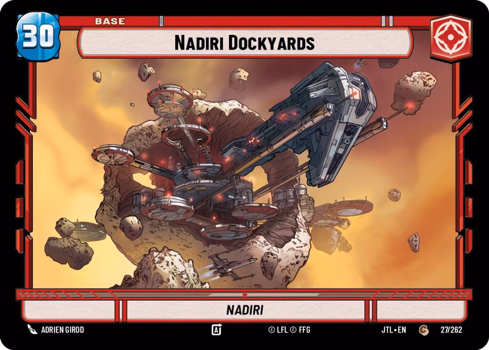 Nadiri Dockyards - Nadiri JTL-027 Star Wars Unlimited card