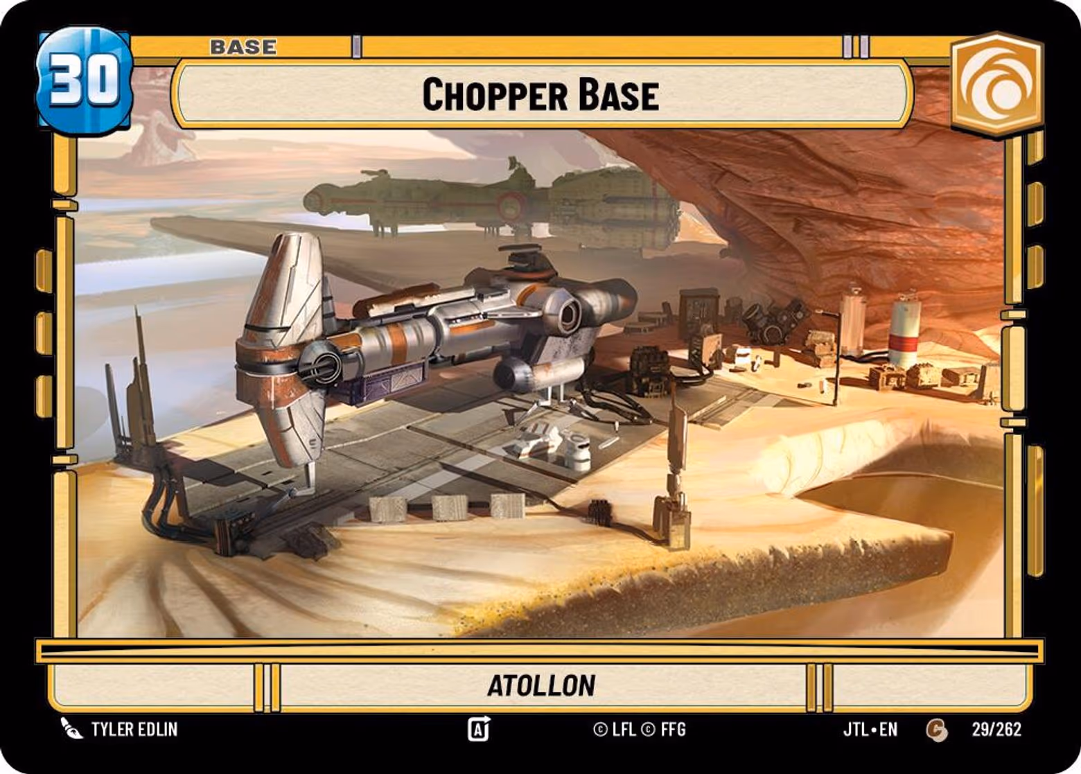 Chopper Base - Atollon JTL-029 Star Wars Unlimited card
