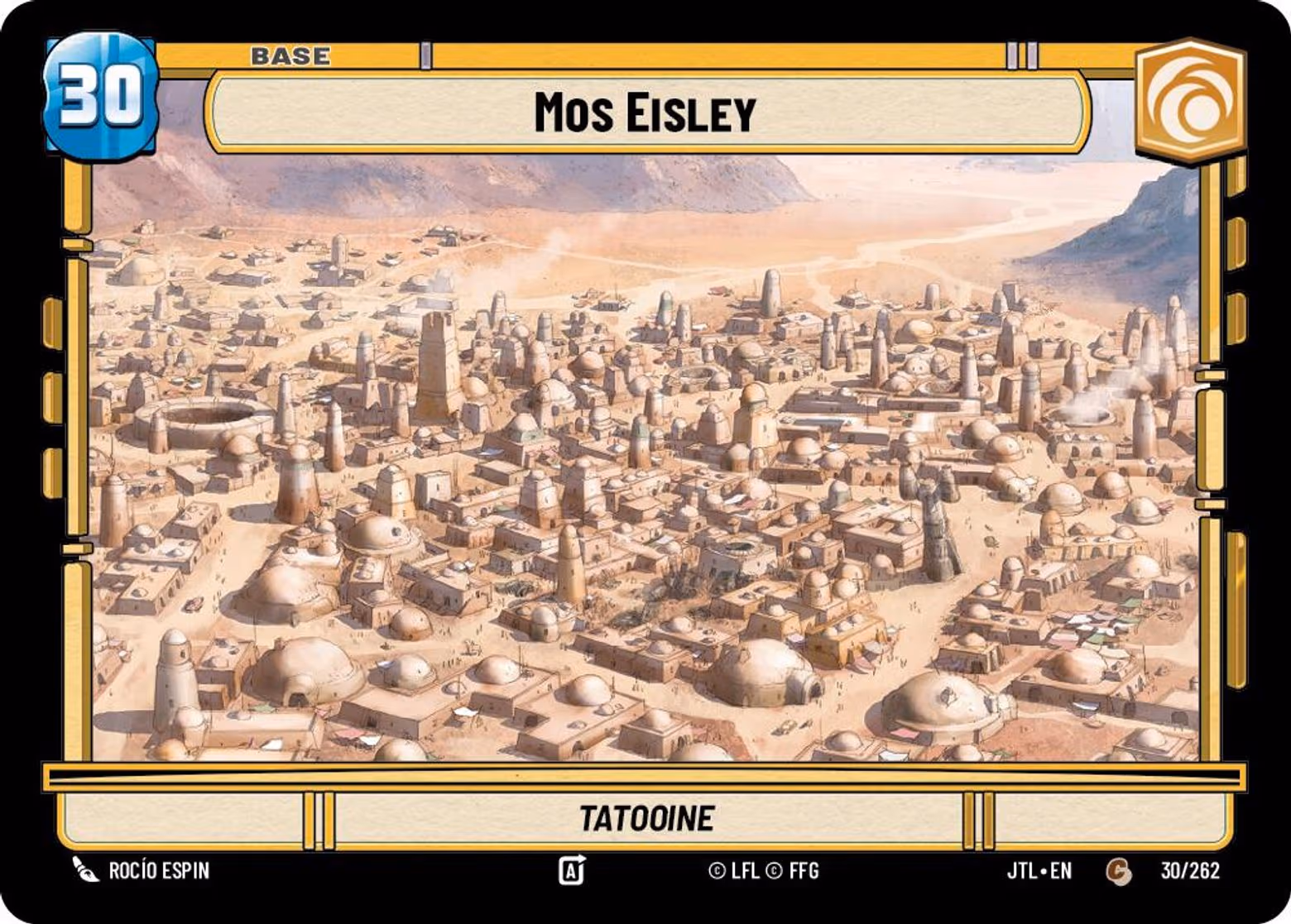 Mos Eisley - Tatooine JTL-030 Star Wars Unlimited card