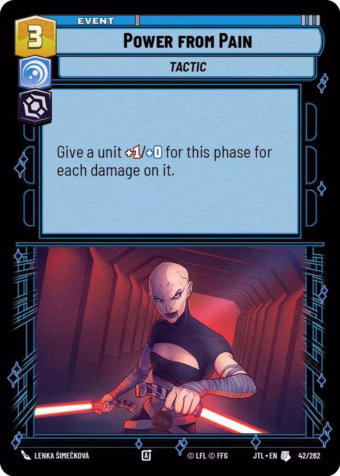 Power from Pain JTL-042 Star Wars Unlimited card