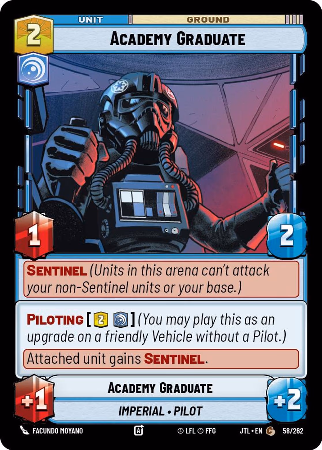 Academy Graduate JTL-058 Star Wars Unlimited card
