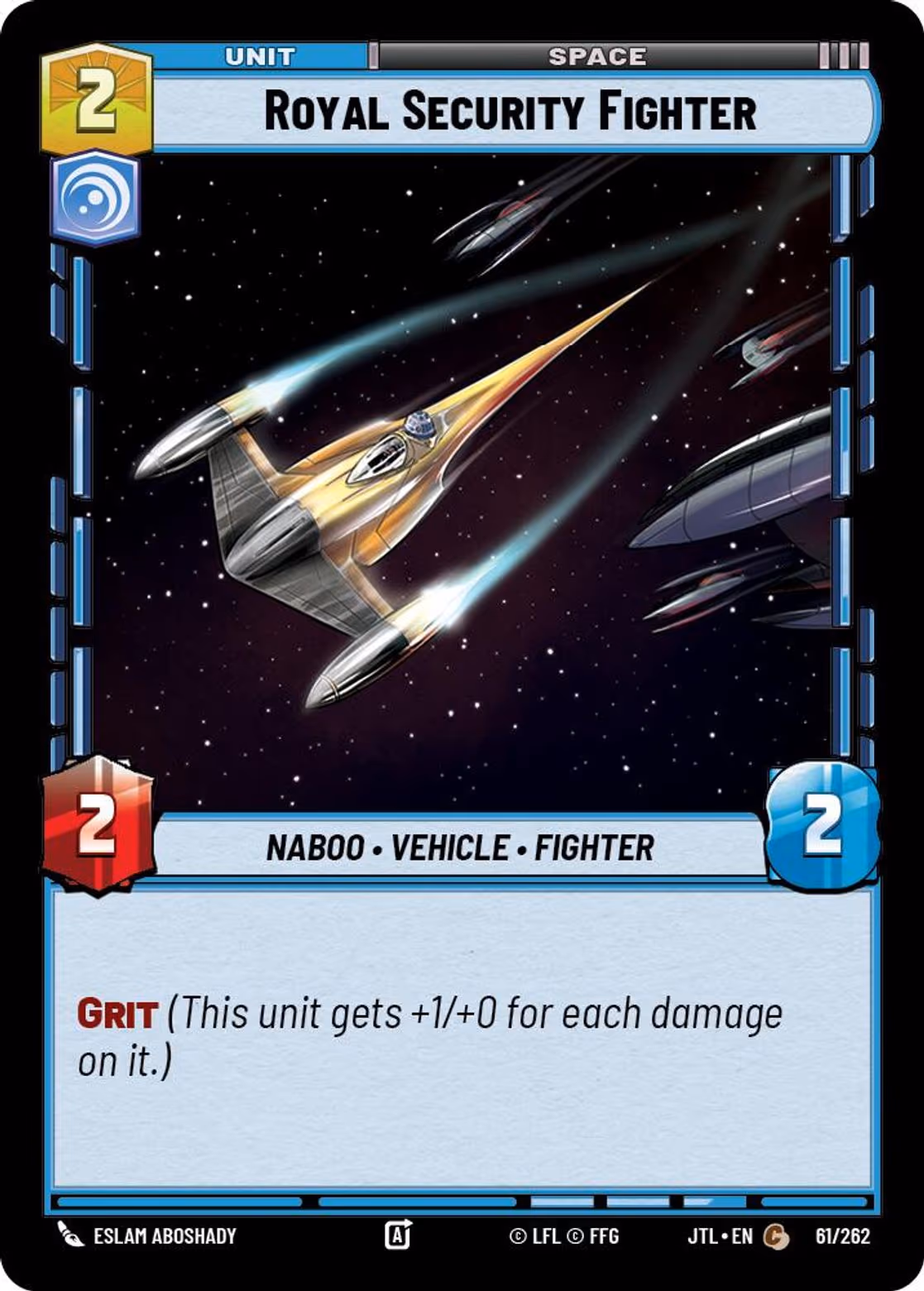 Royal Security Fighter JTL-061 Star Wars Unlimited card
