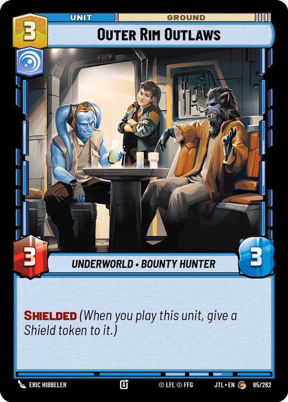 Outer Rim Outlaws JTL-065 Star Wars Unlimited card