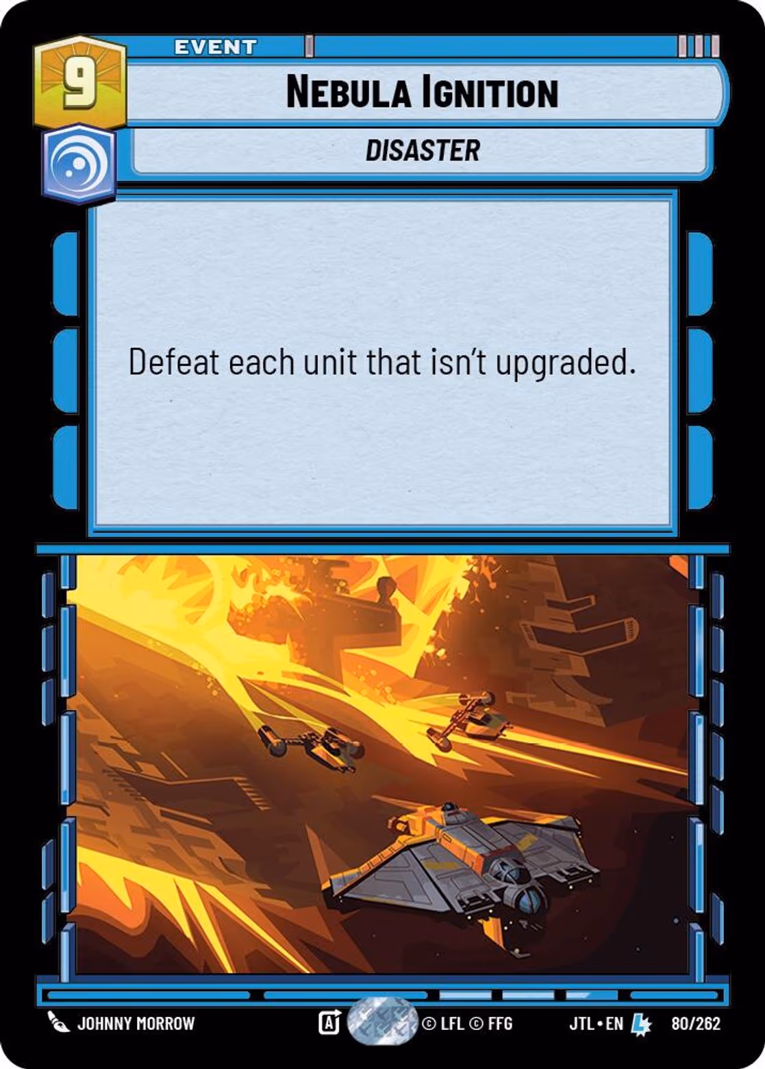 Nebula Ignition JTL-080 Star Wars Unlimited card