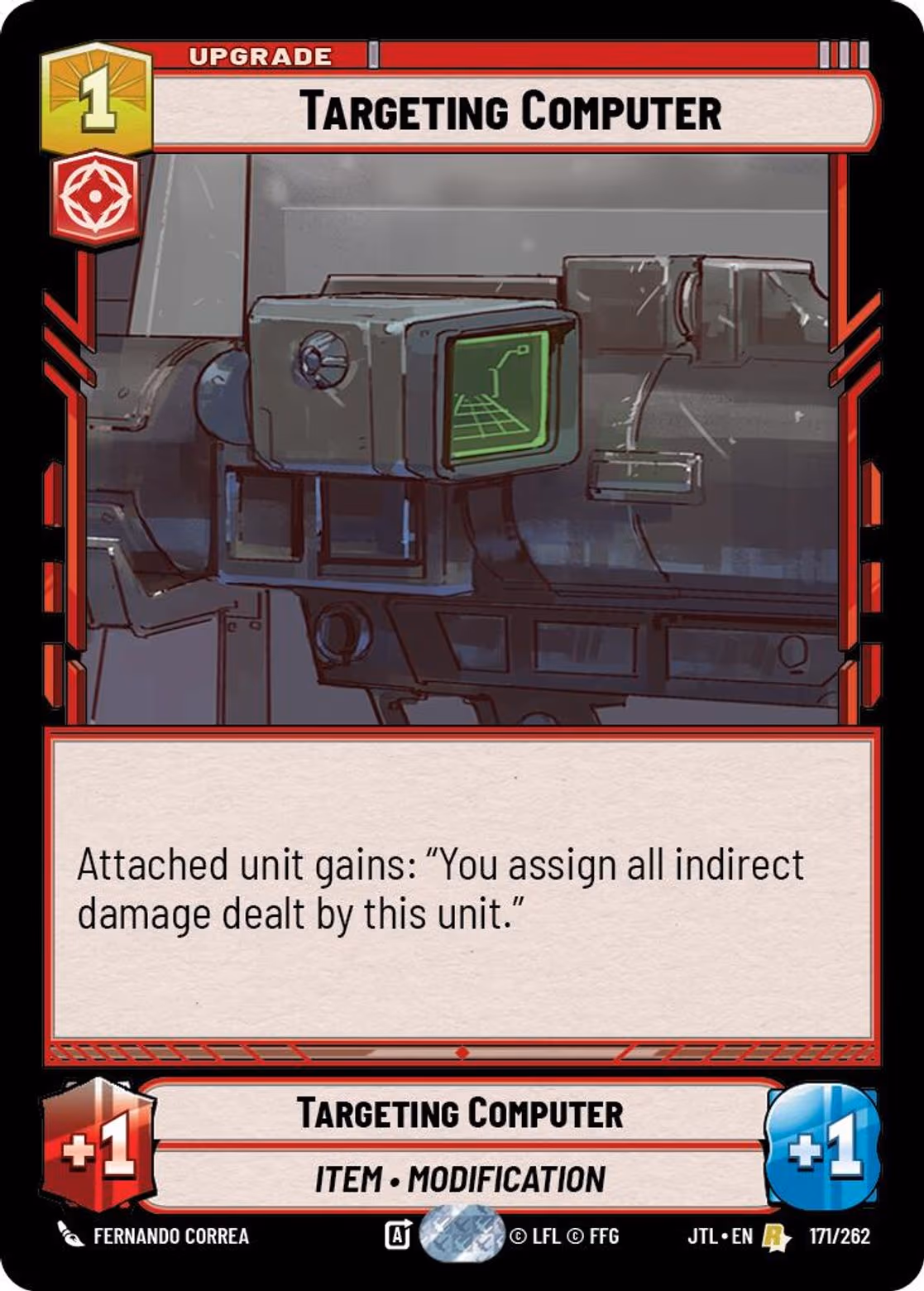 Targeting Computer JTL-171 Star Wars Unlimited card