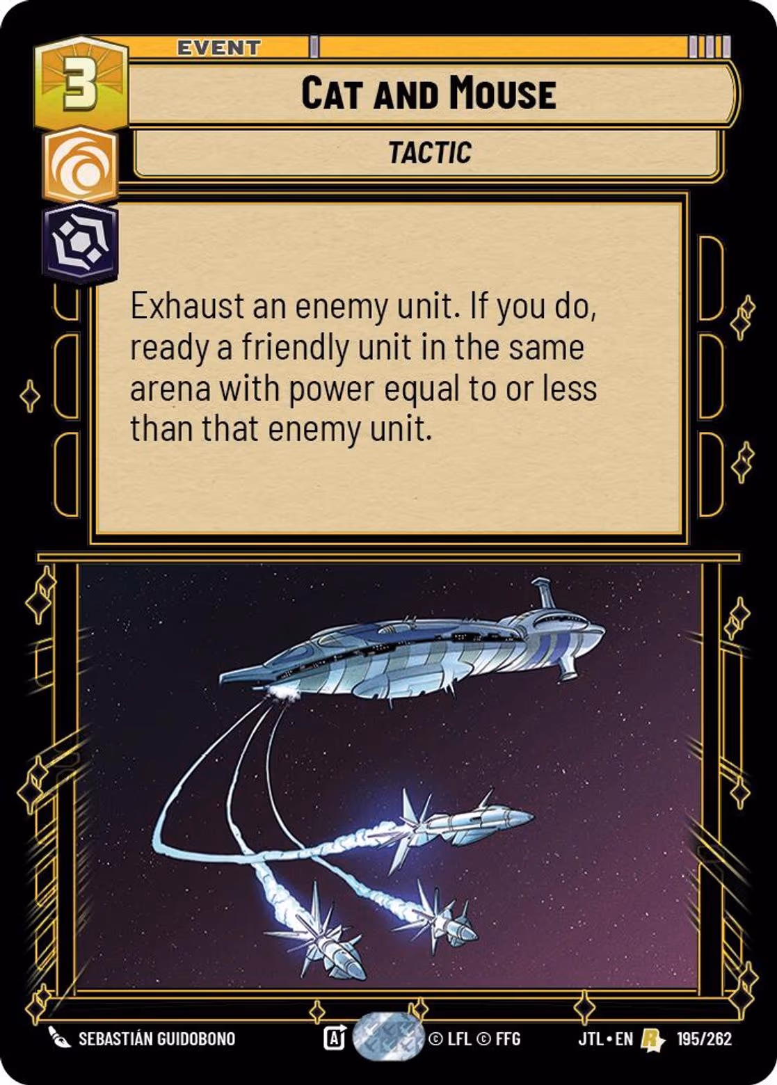 Cat and Mouse JTL-195 Star Wars Unlimited card