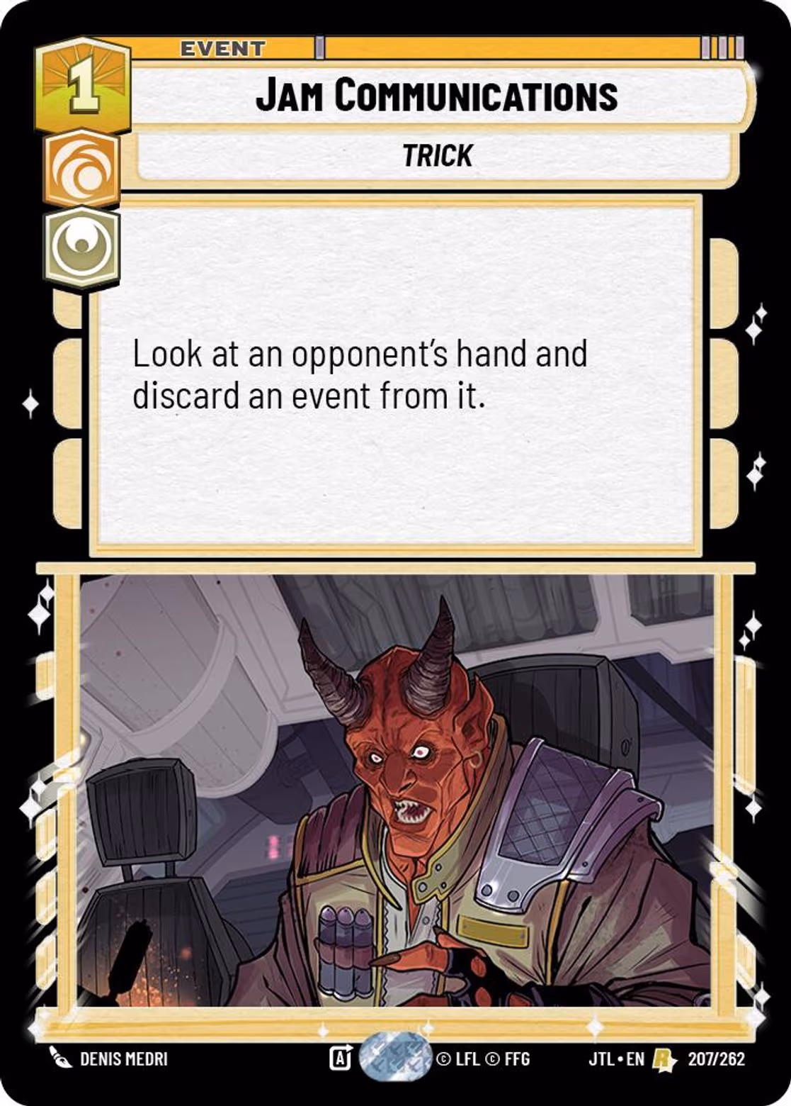 Jam Communications JTL-207 Star Wars Unlimited card