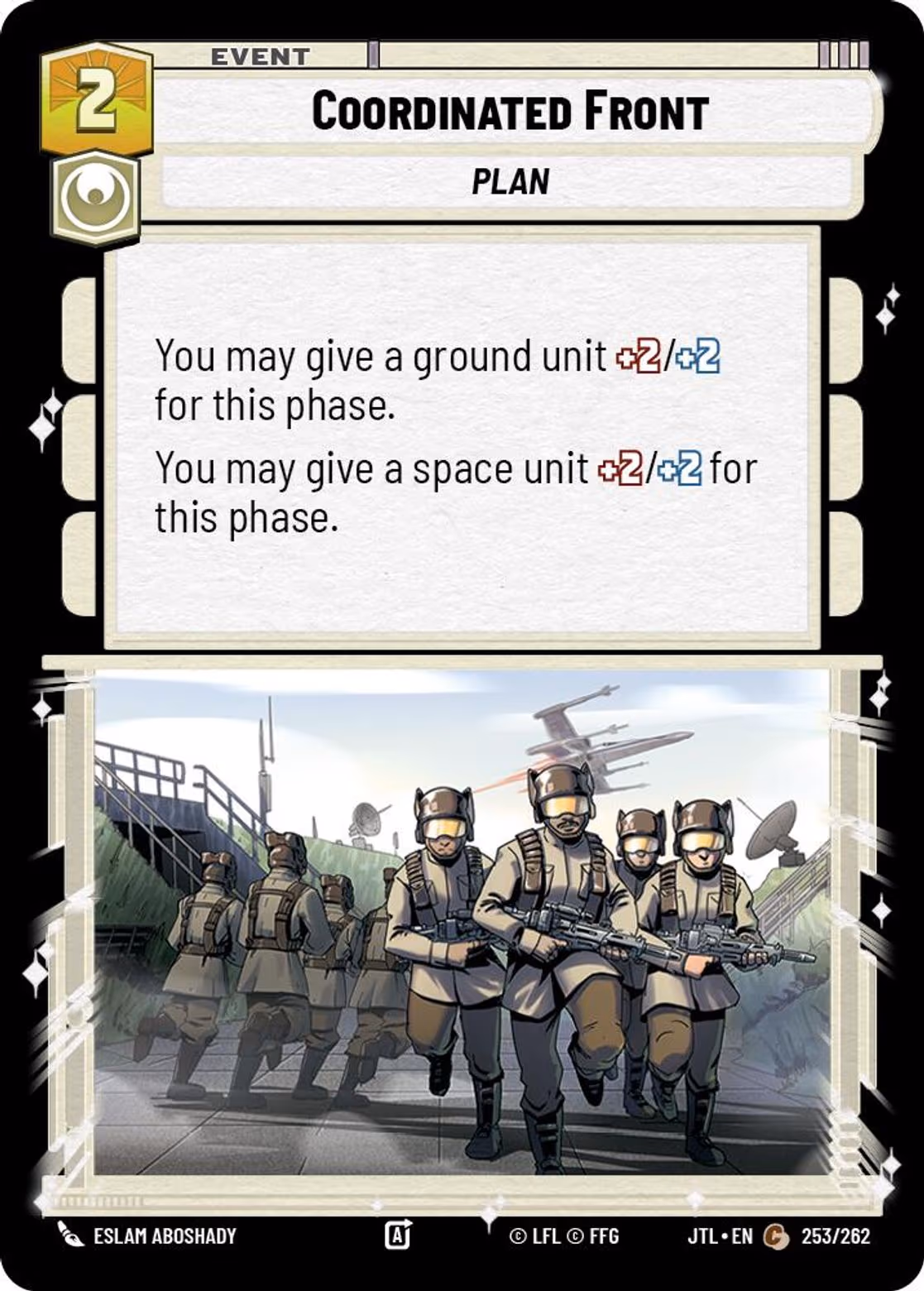 Coordinated Front JTL-253 Star Wars Unlimited card