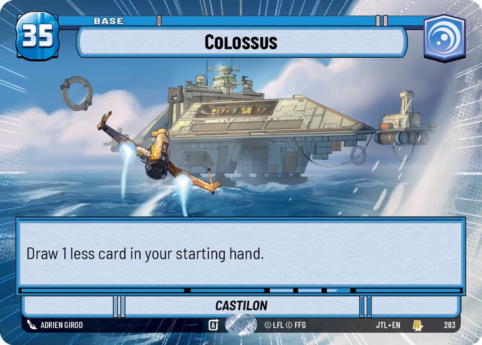 Colossus - Castilon JTL-283 Hyperspace Star Wars Unlimited card