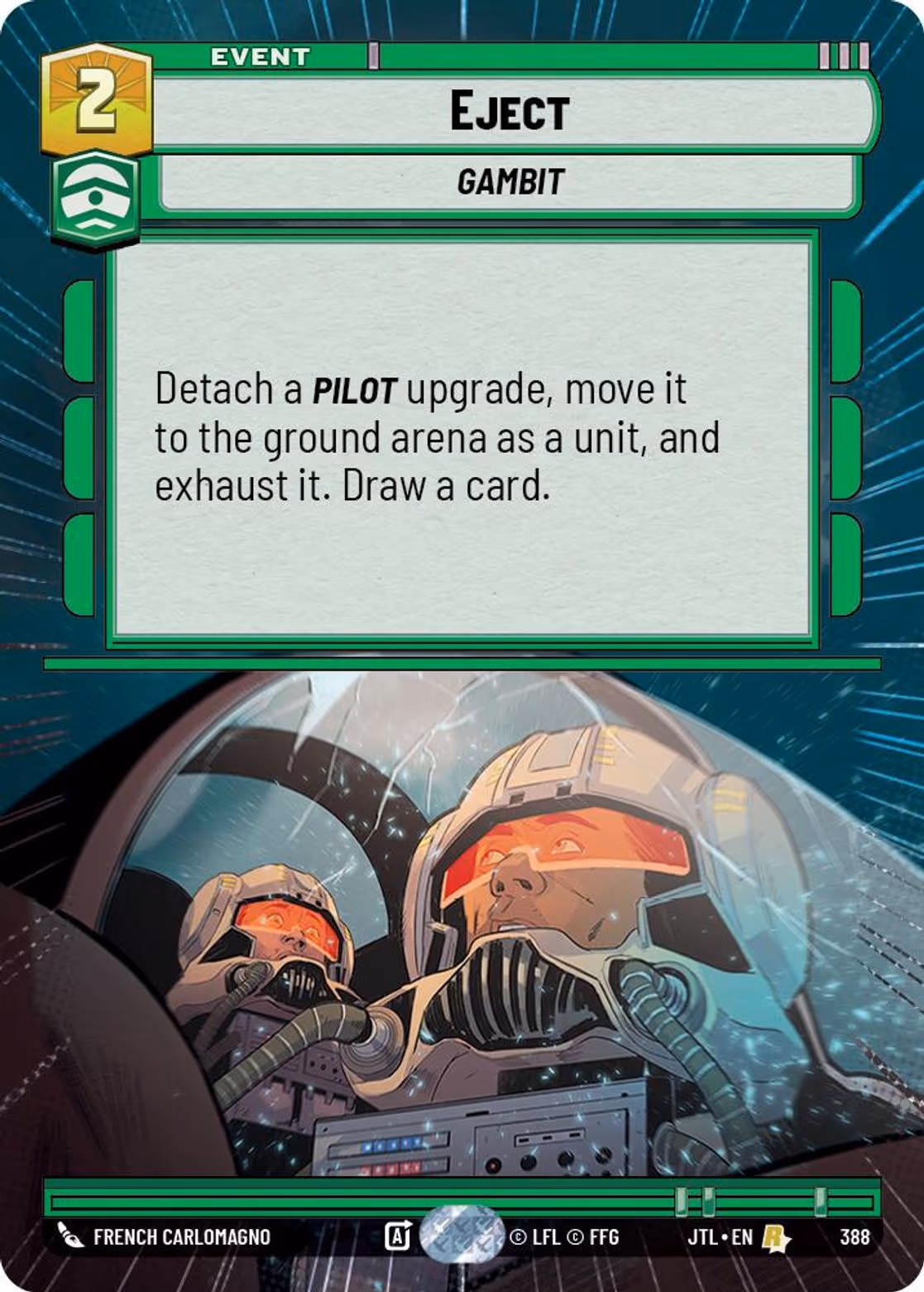 Eject JTL-388 Hyperspace Star Wars Unlimited card