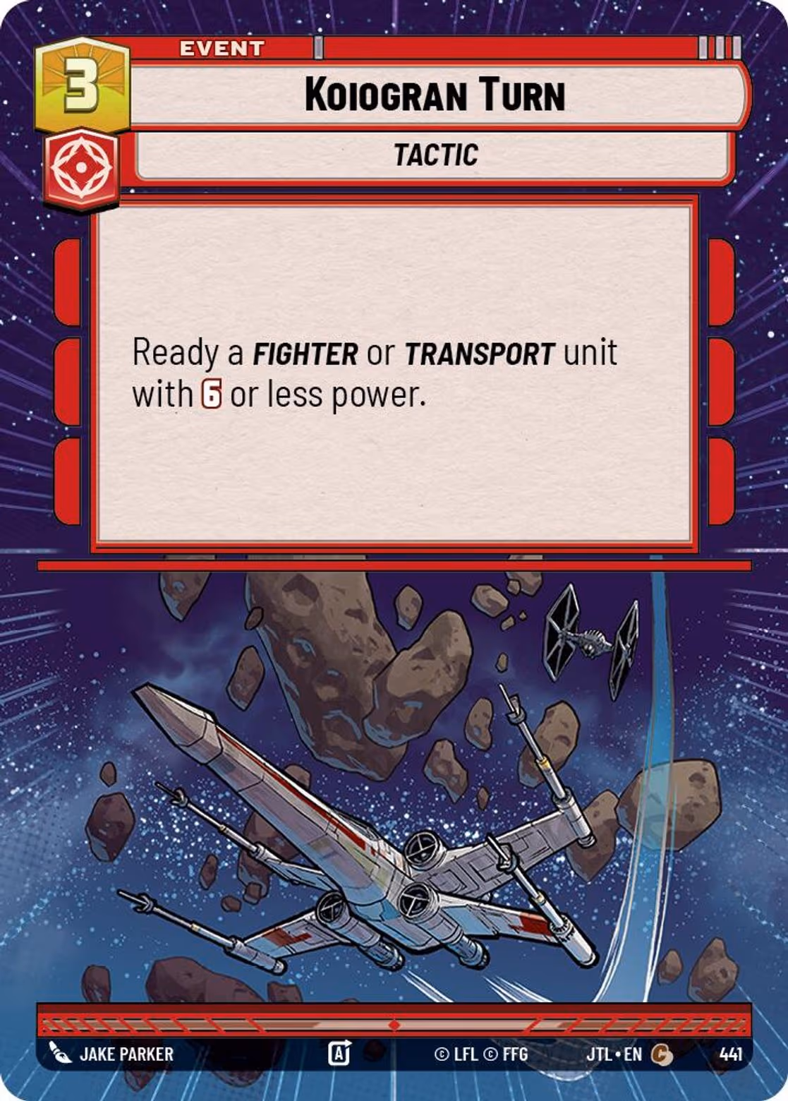 Koiogran Turn JTL-441 Hyperspace Star Wars Unlimited card