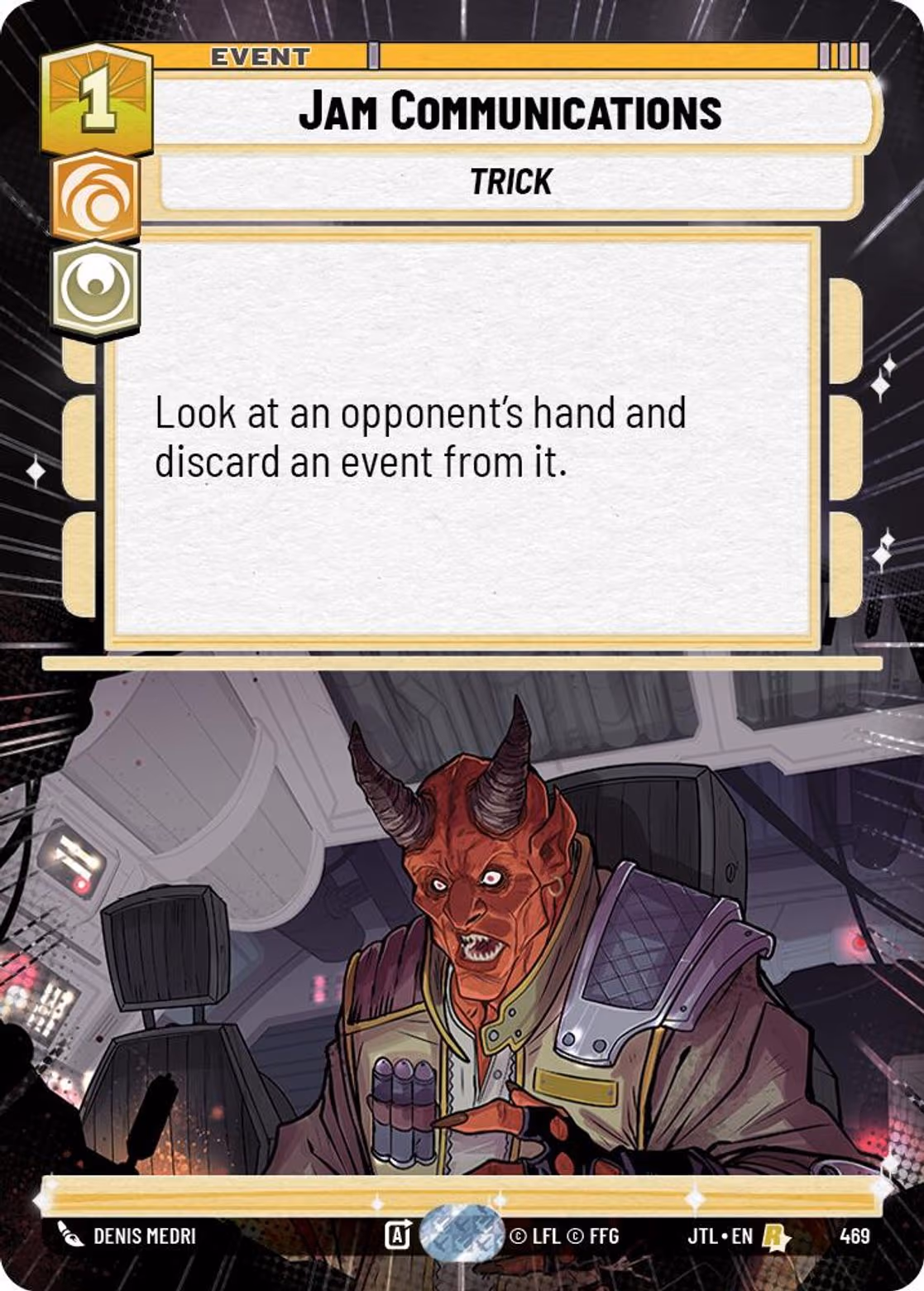 Jam Communications JTL-469 Hyperspace Star Wars Unlimited card