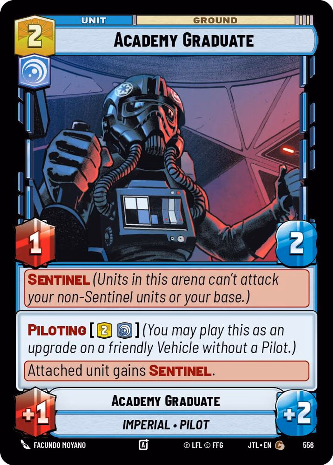 Academy Graduate JTL-556 Foil Star Wars Unlimited card
