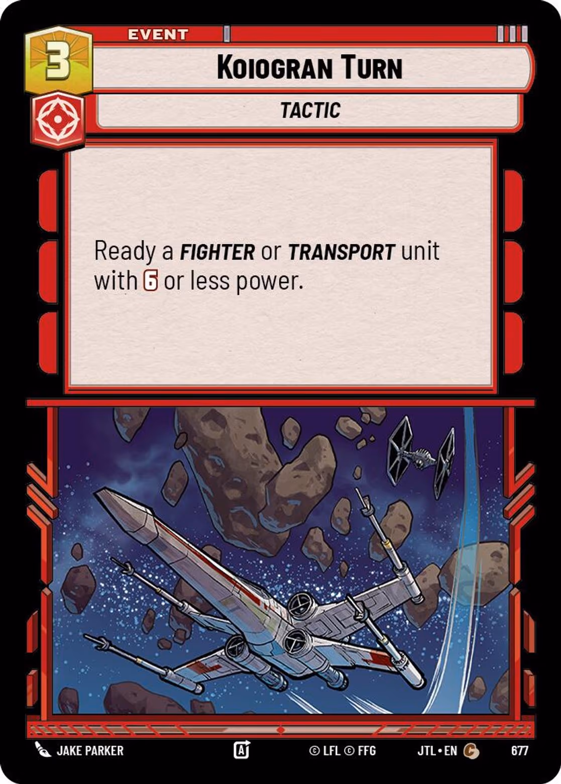 Koiogran Turn JTL-677 Foil Star Wars Unlimited card