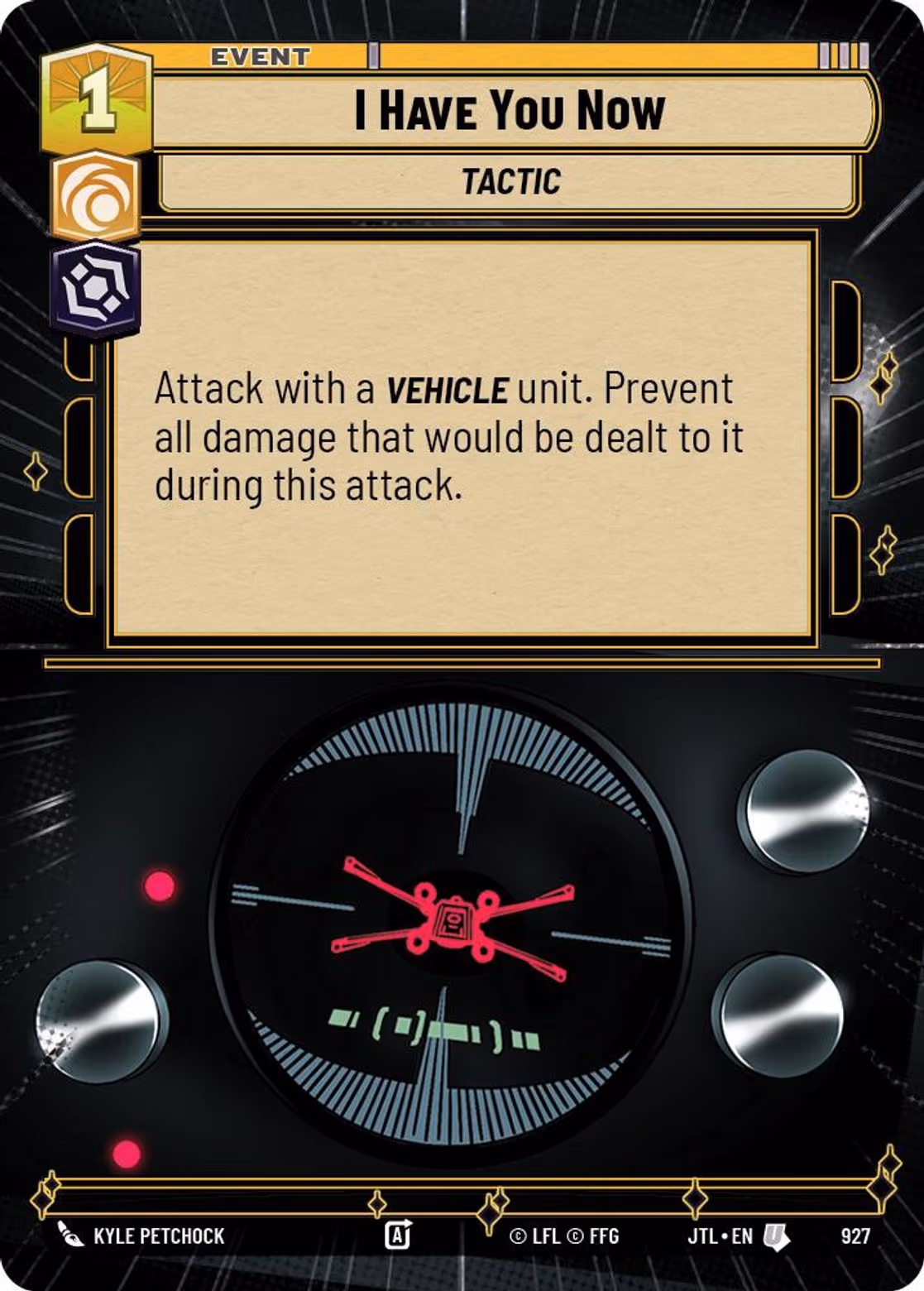I Have You Now JTL-927 Hyperspace Foil Star Wars Unlimited card
