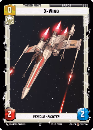 X-Wing JTL-T02 Star Wars Unlimited card