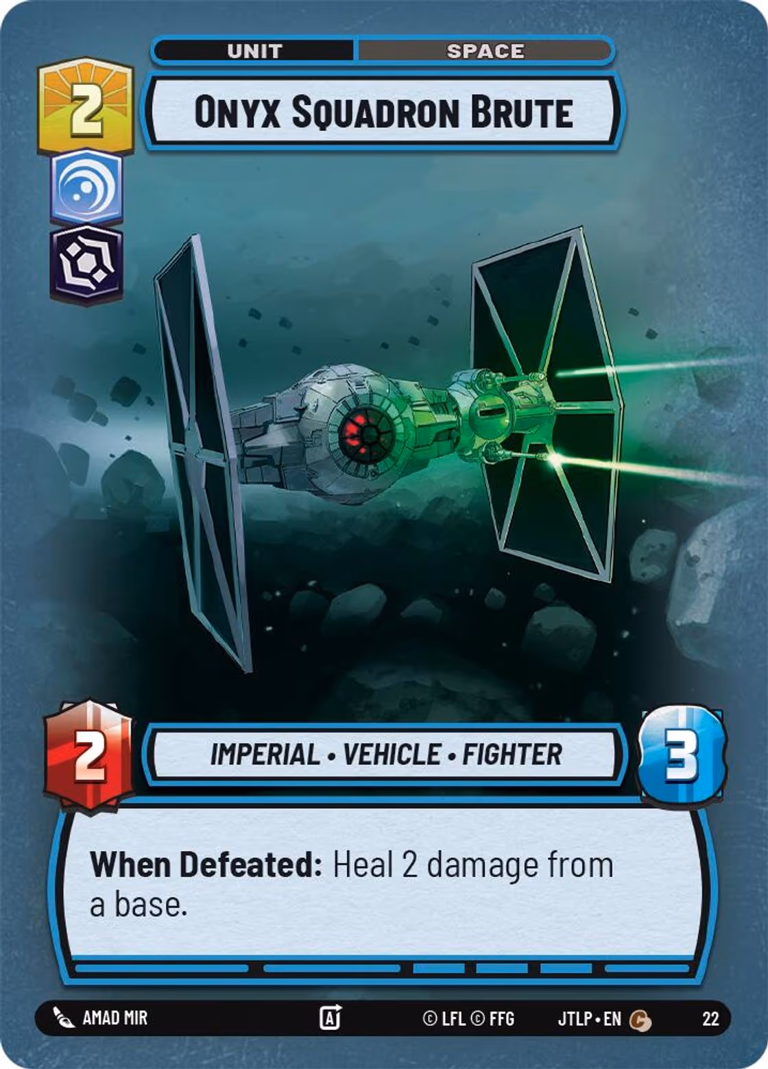 Onyx Squadron Brute JTLOP-22 OP Promo Foil Star Wars Unlimited card