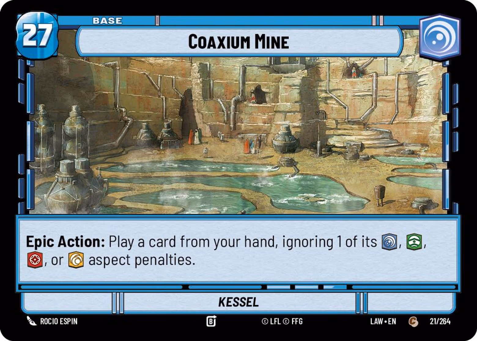 Coaxium Mine - Kessel LAW-021 Star Wars Unlimited card