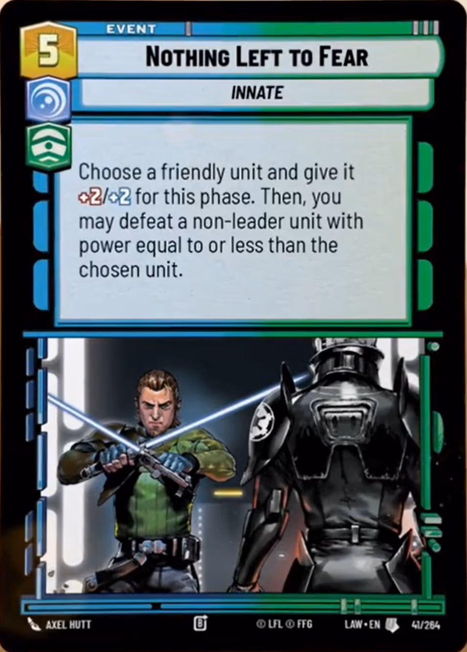 Nothing Left to Fear LAW-041 Star Wars Unlimited card