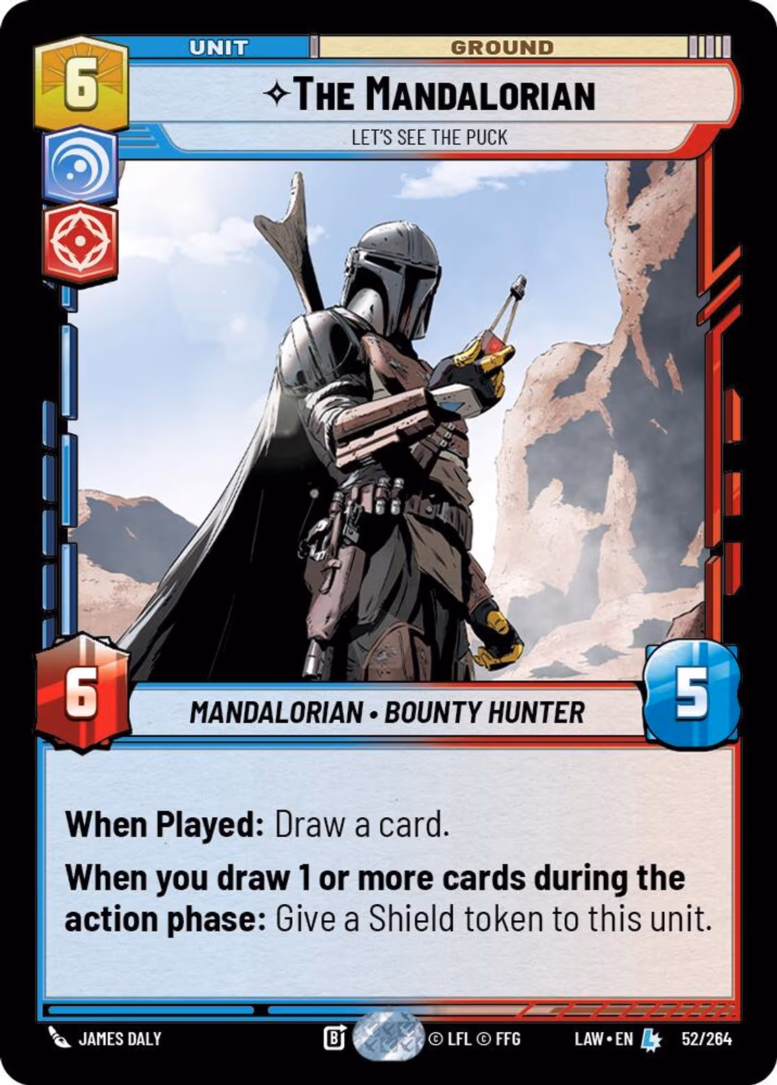 The Mandalorian - Let's See the Puck LAW-052 Star Wars Unlimited card