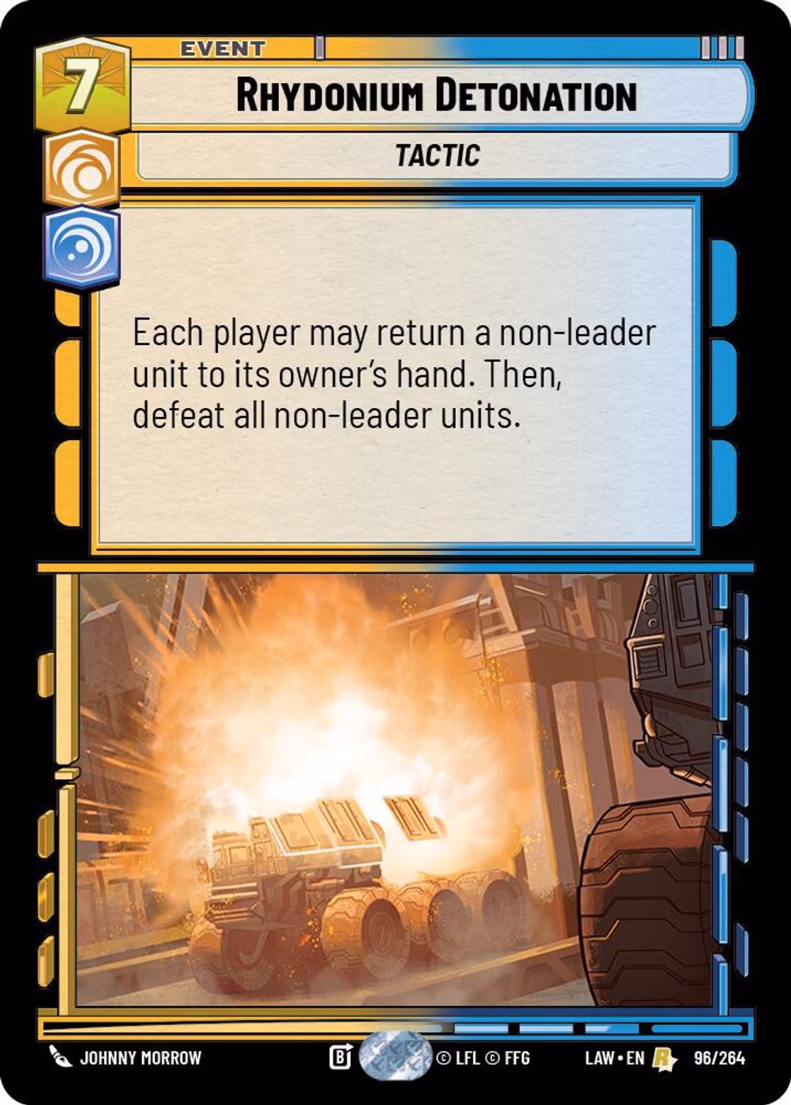 Rhydonium Detonation LAW-096 Star Wars Unlimited card