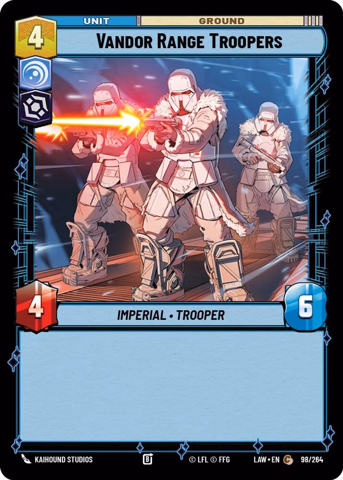 Vandor Range Troopers LAW-098 Star Wars Unlimited card