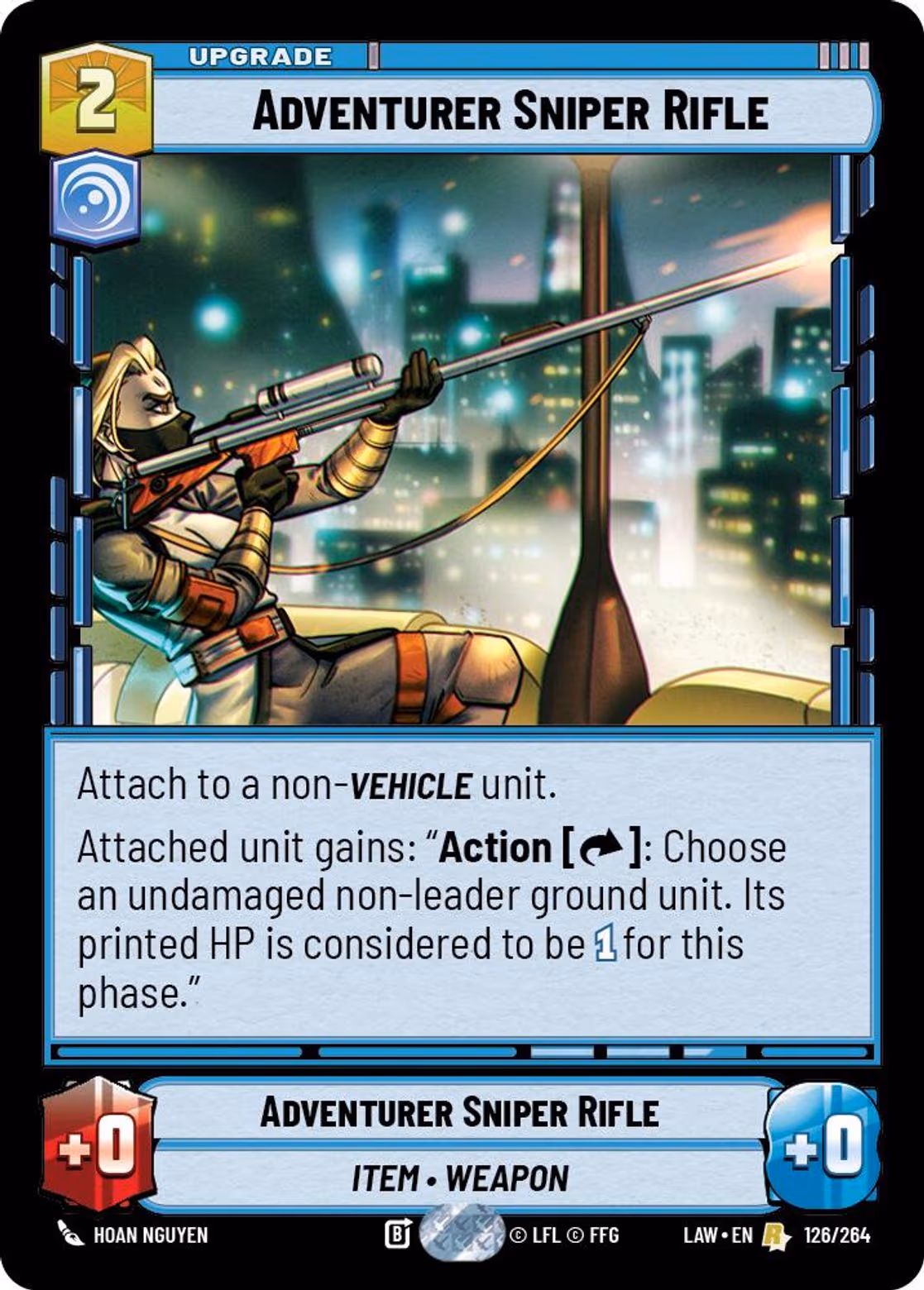 Adventurer Sniper Rifle LAW-126 Star Wars Unlimited card