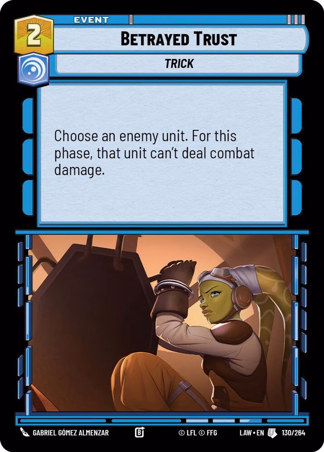 Betrayed Trust LAW-130 Star Wars Unlimited card