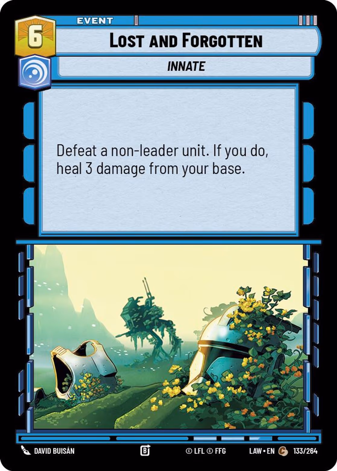 Lost and Forgotten LAW-133 Star Wars Unlimited card