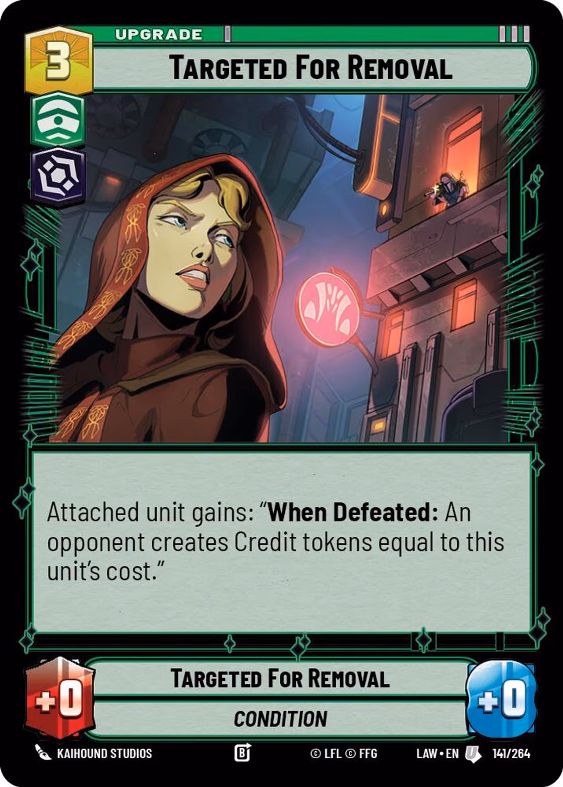 Targeted For Removal LAW-141 Star Wars Unlimited card