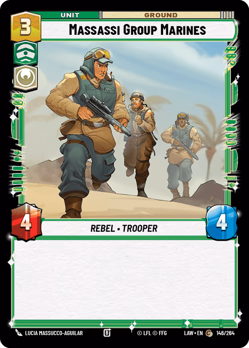 Massassi Group Marines LAW-146 Star Wars Unlimited card