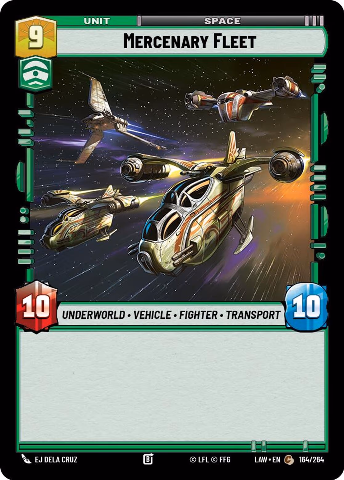 Mercenary Fleet LAW-164 Star Wars Unlimited card