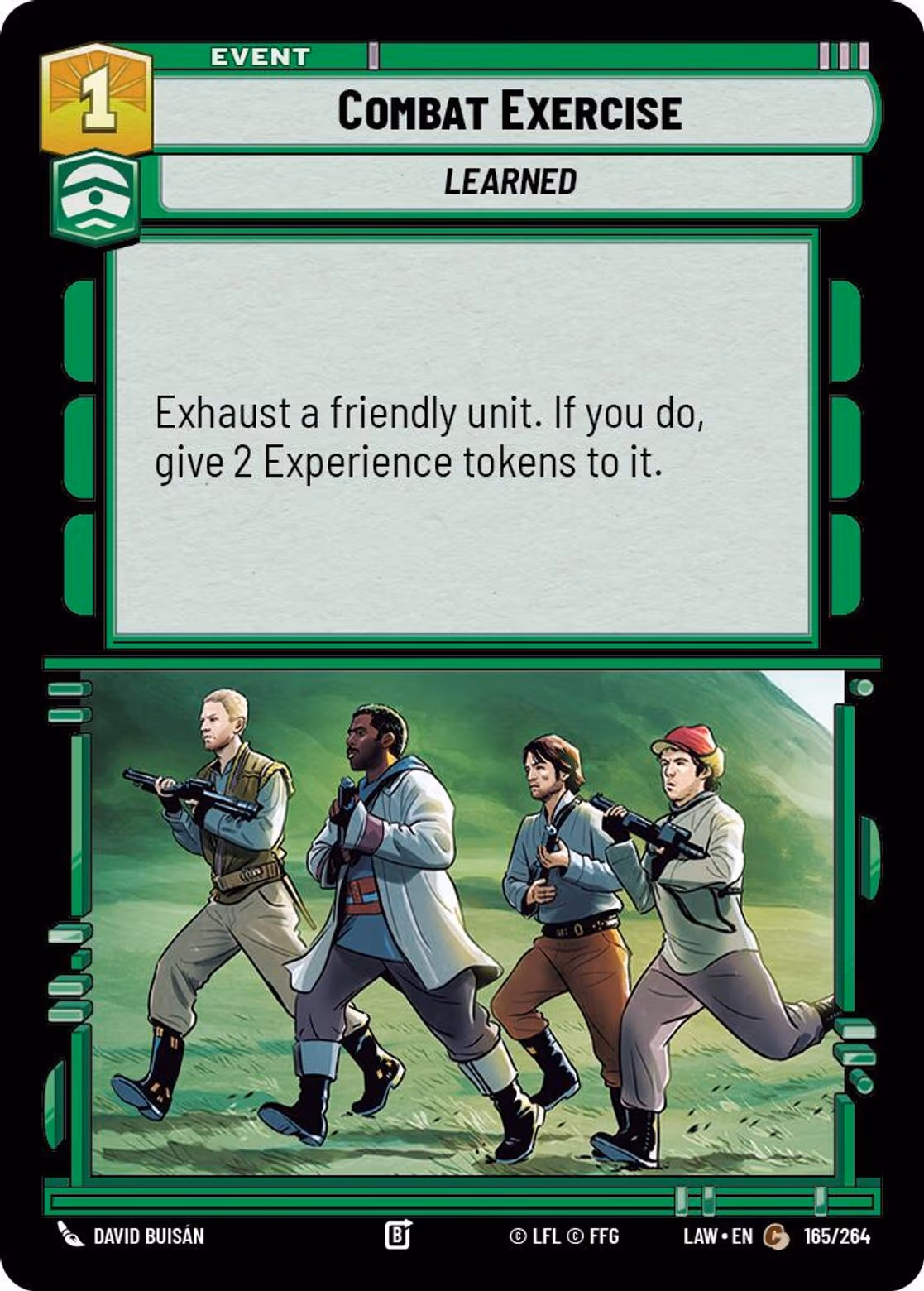 Combat Exercise LAW-165 Star Wars Unlimited card