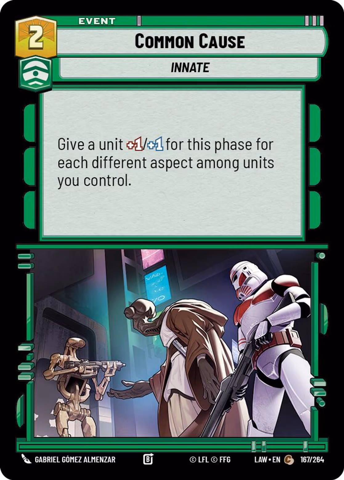 Common Cause LAW-167 Star Wars Unlimited card