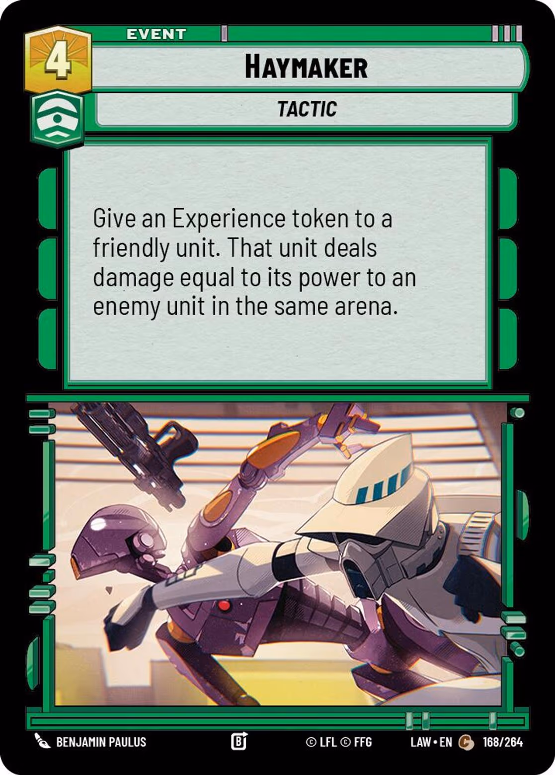 Haymaker LAW-168 Star Wars Unlimited card