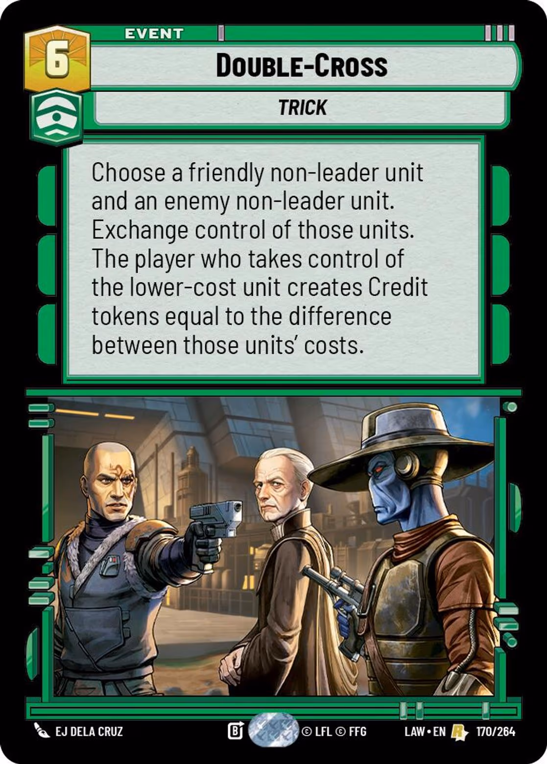 Double-Cross LAW-170 Star Wars Unlimited card