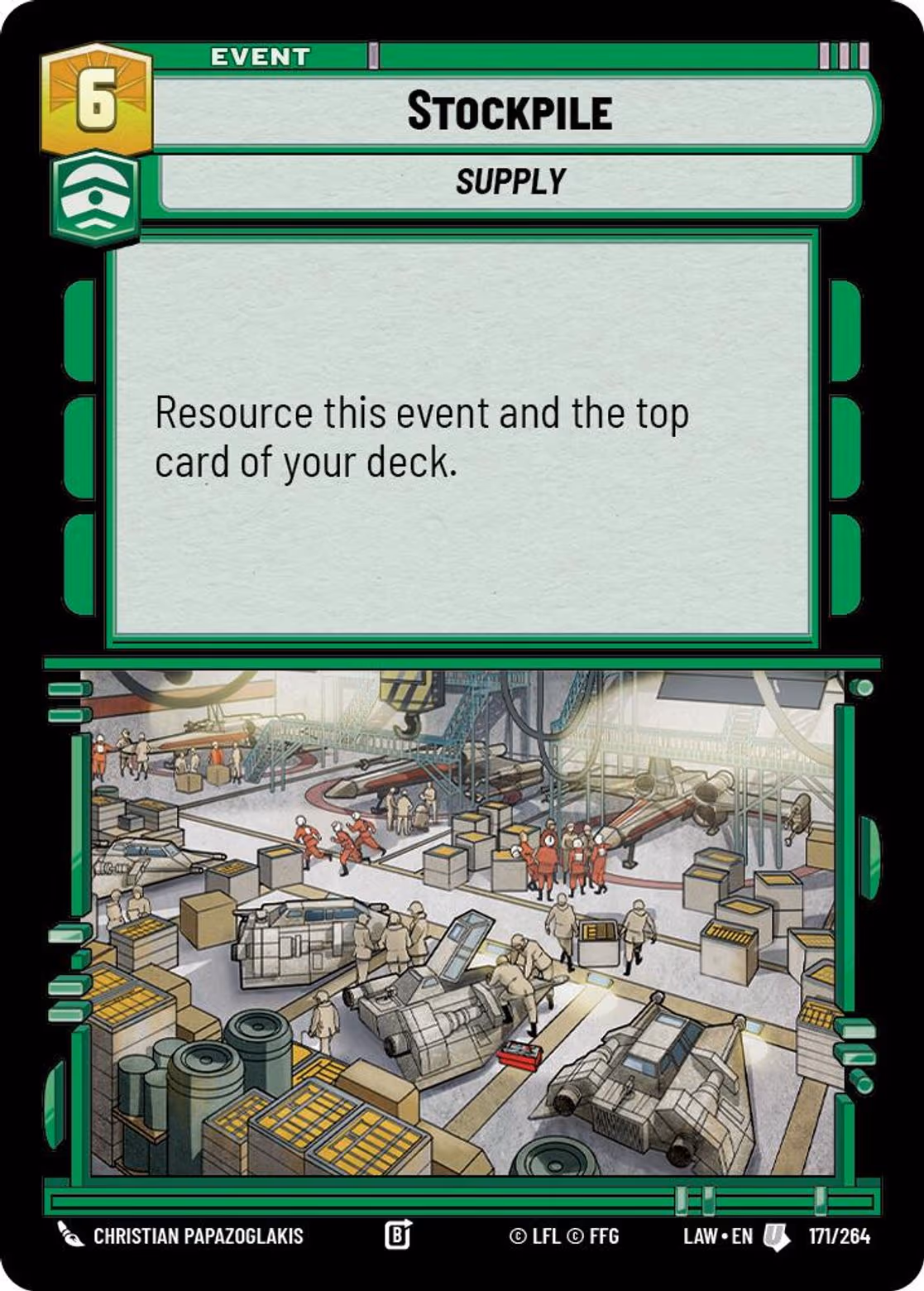 Stockpile LAW-171 Star Wars Unlimited card