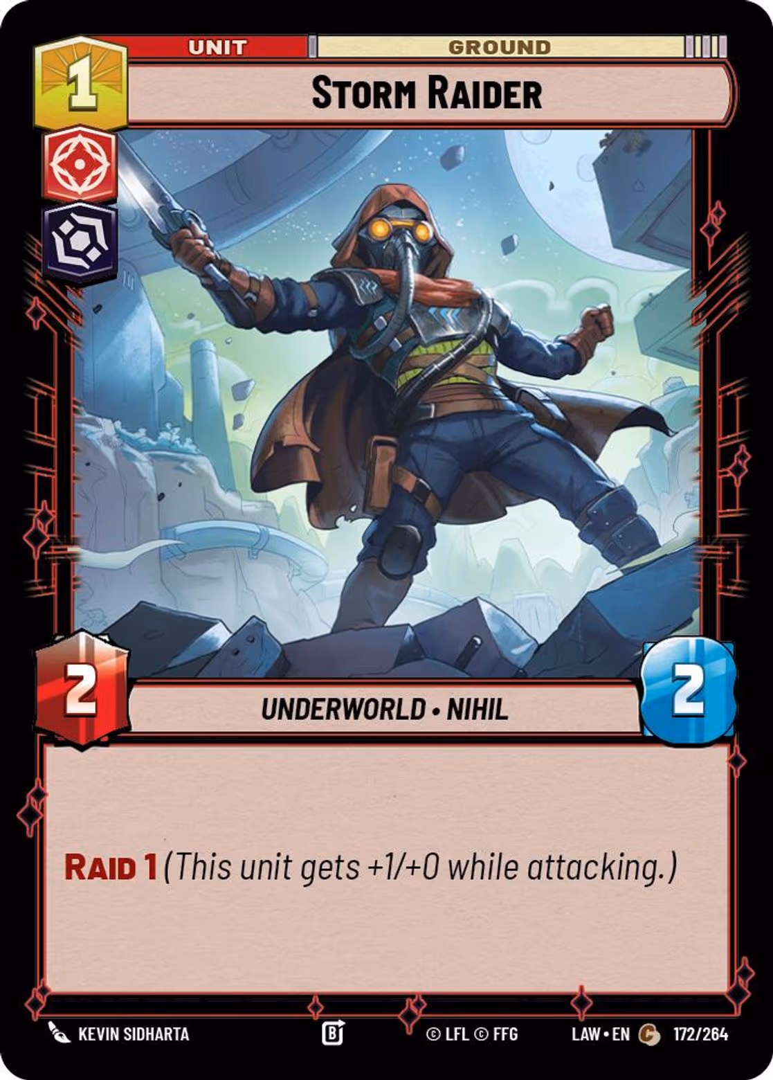 Storm Raider LAW-172 Star Wars Unlimited card