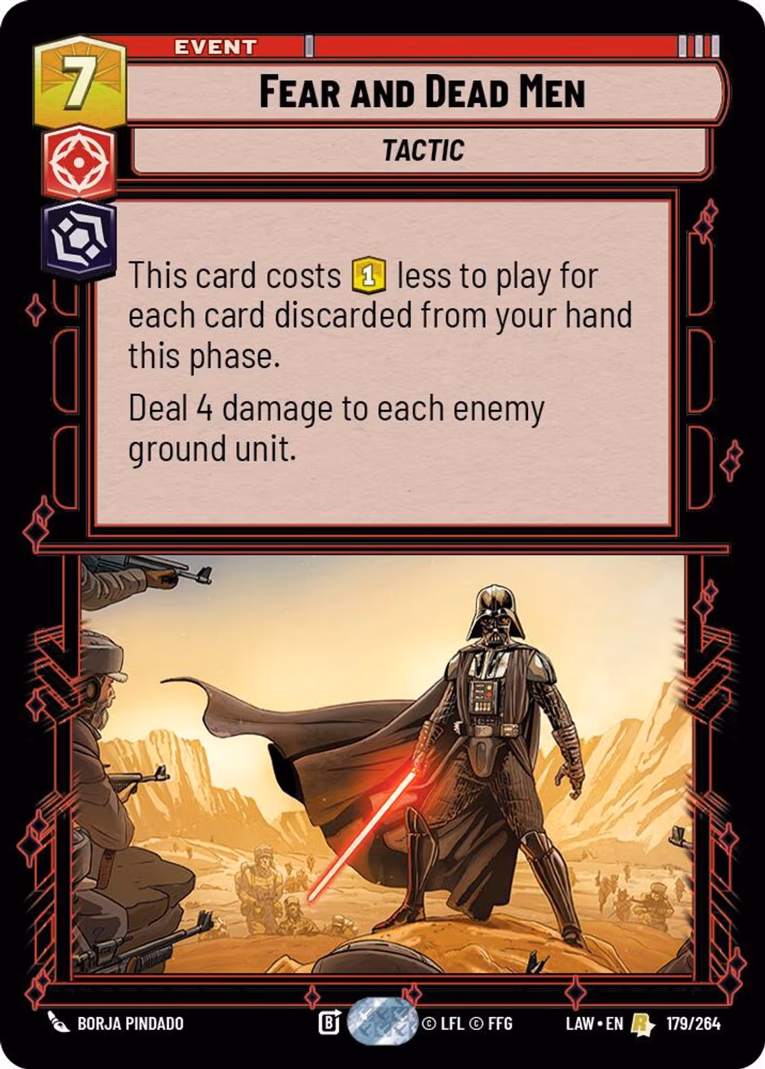 Fear and Dead Men LAW-179 Star Wars Unlimited card