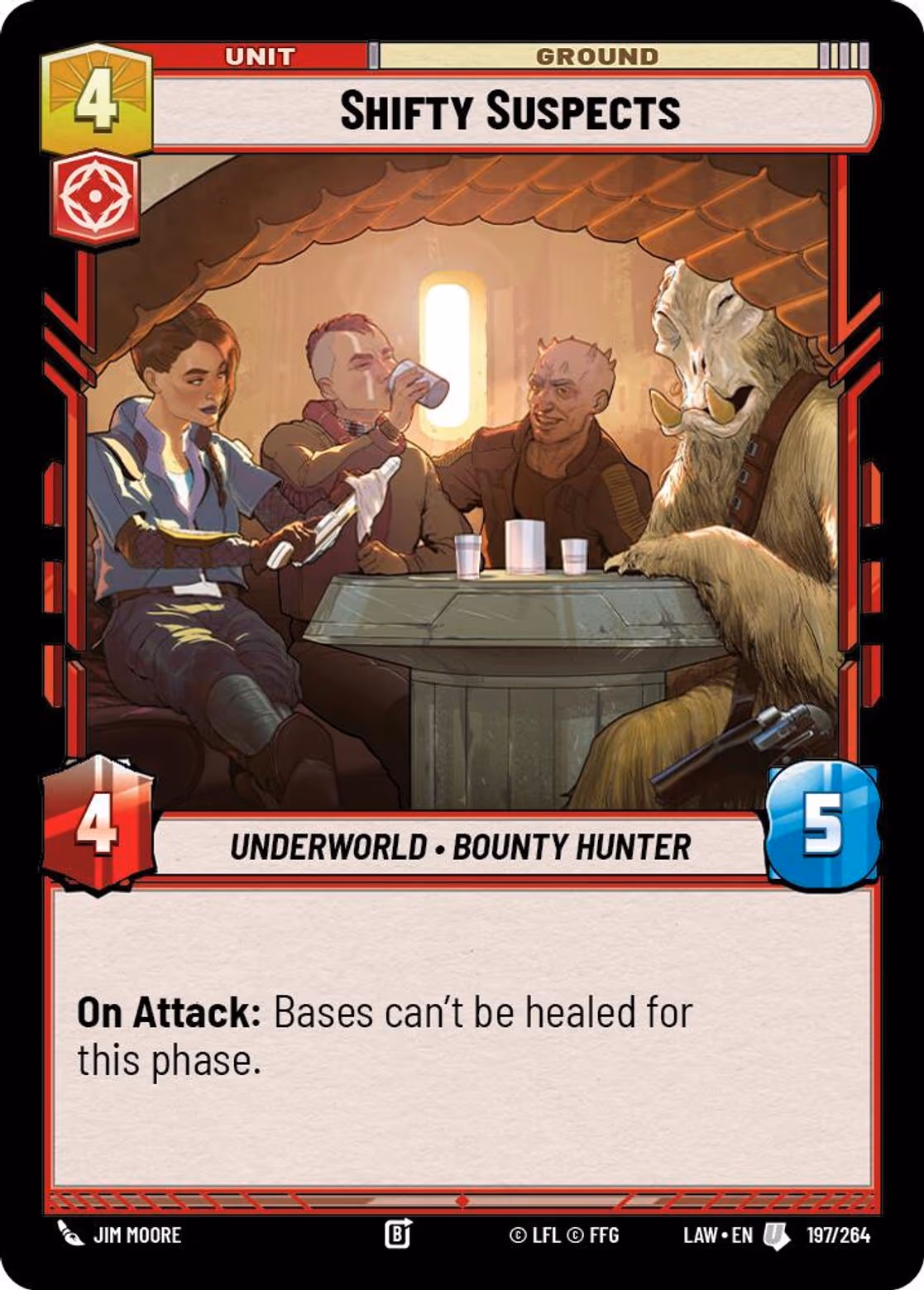 Shifty Suspects LAW-197 Star Wars Unlimited card