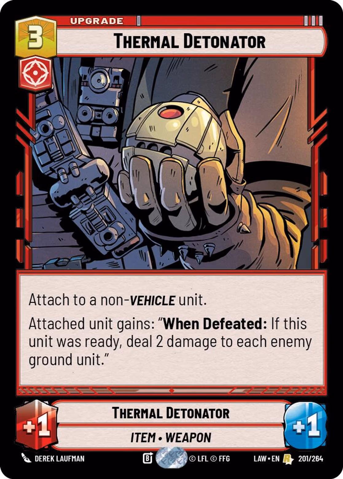 Thermal Detonator LAW-201 Star Wars Unlimited card