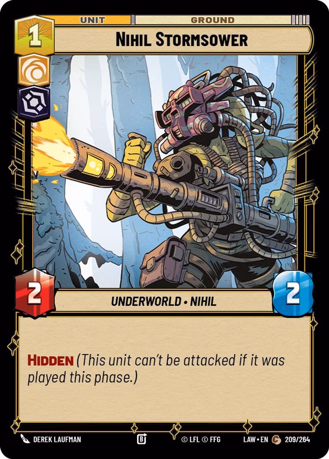 Nihil Stormsower LAW-209 Star Wars Unlimited card