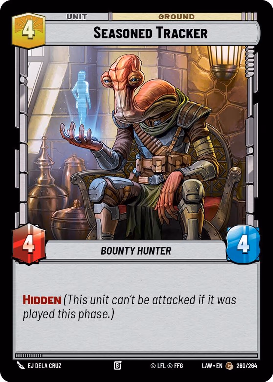 Seasoned Tracker LAW-260 Star Wars Unlimited card