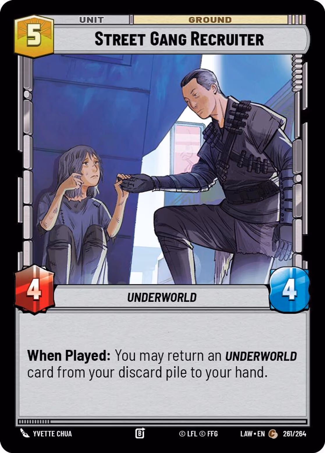 Street Gang Recruiter LAW-261 Star Wars Unlimited card
