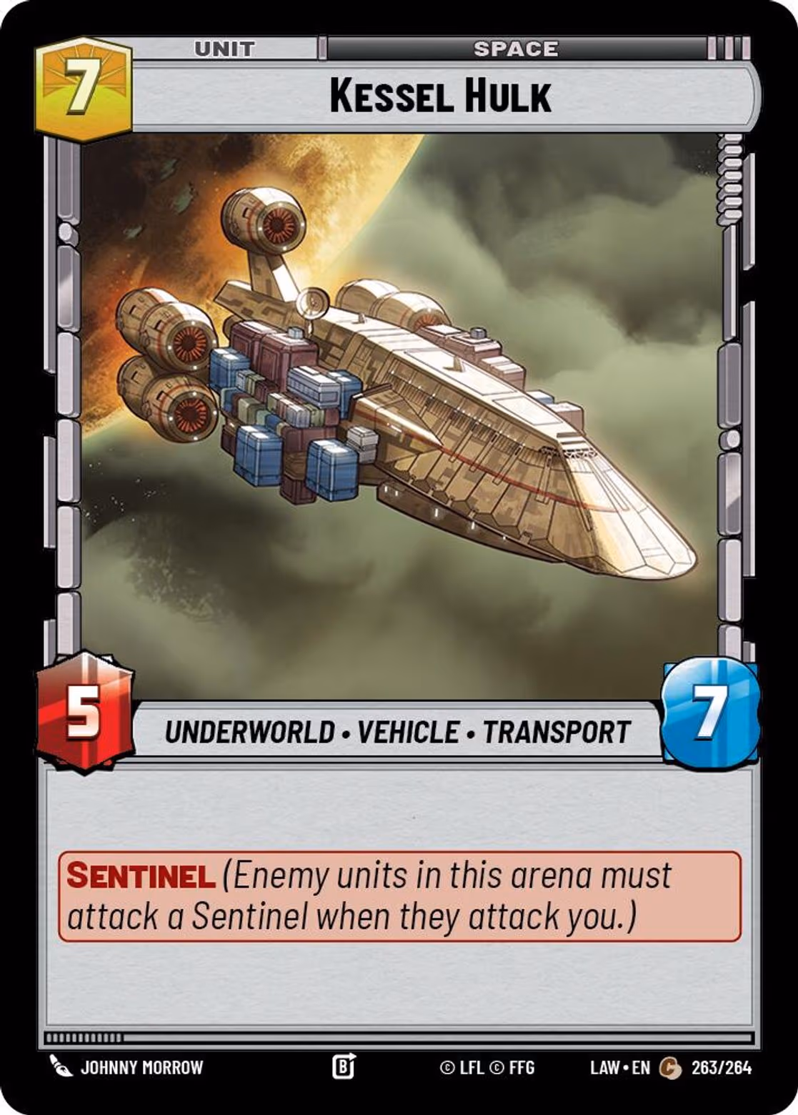 Kessel Hulk LAW-263 Star Wars Unlimited card