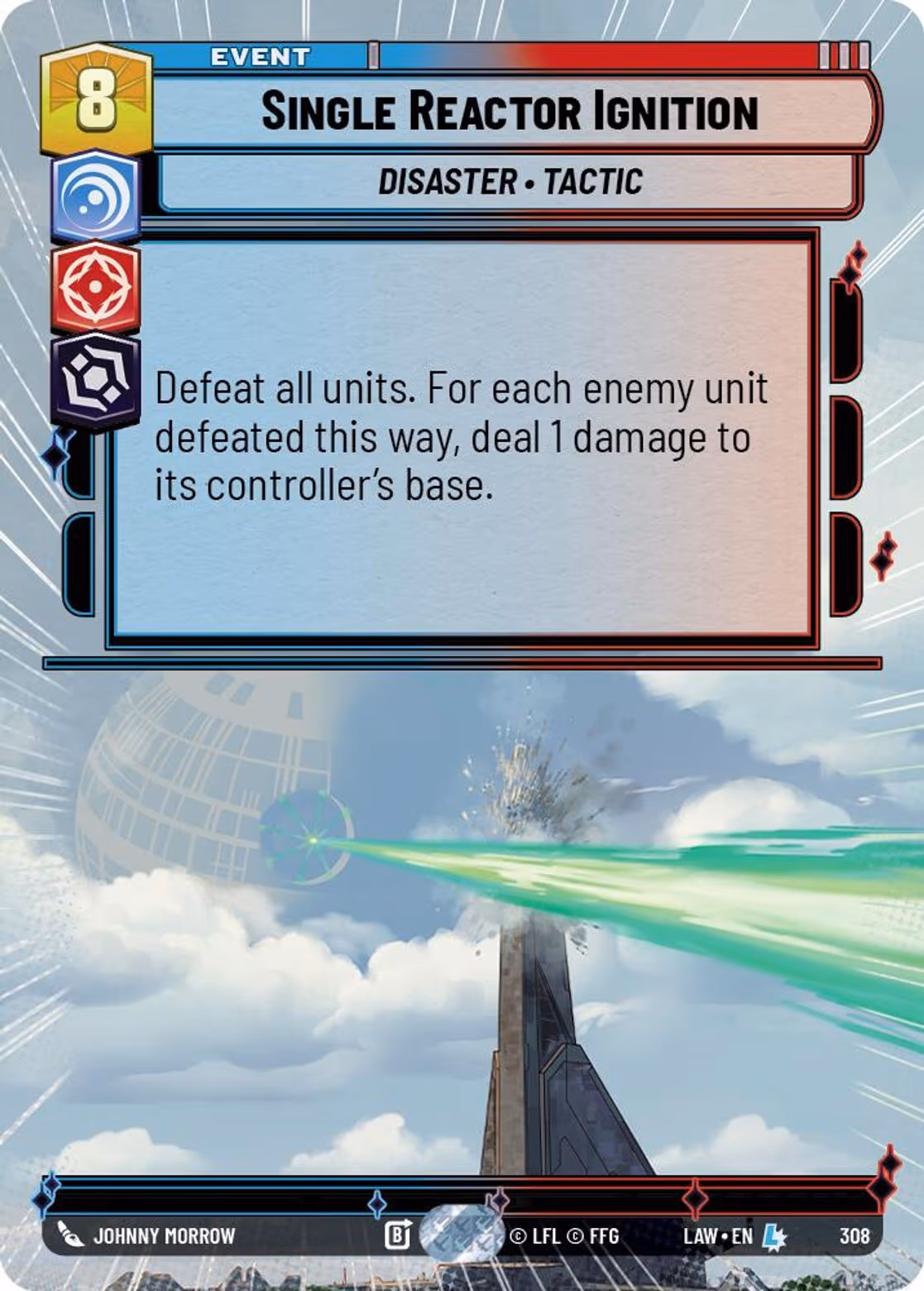 Single Reactor Ignition LAW-308 Hyperspace Star Wars Unlimited card