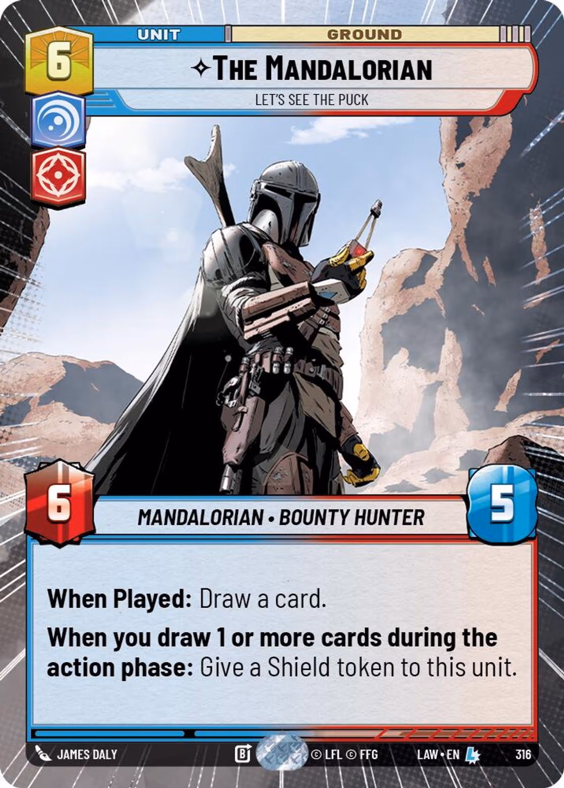 The Mandalorian - Let's See the Puck LAW-316 Hyperspace Star Wars Unlimited card